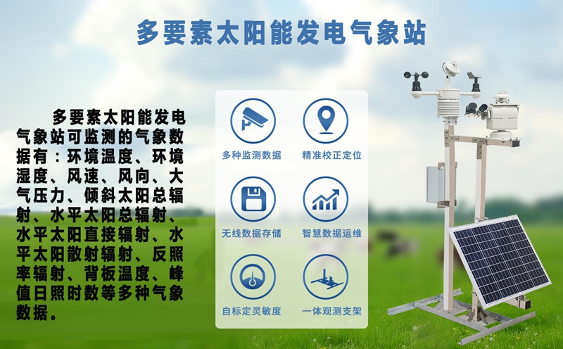 多要素太阳能发电气象站：光伏电站投资收益最大化的数据基石”